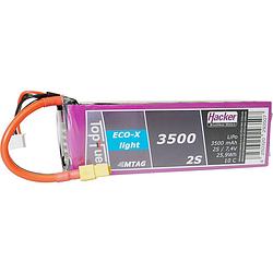 Foto van Hacker lipo accupack 7.4 v 3500 mah aantal cellen: 2 10 c softcase xt60