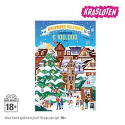 Foto van December kalender kraslot 5 euro bij jumbo