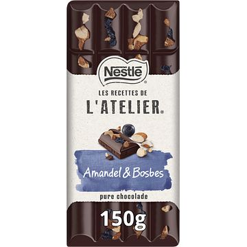 Foto van Nestlé l'satelier pure chocolade amandel & bosbes bij jumbo