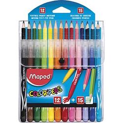 Foto van Maped color'speps combo pack 12 viltstiften + 15 kleurpotloden
