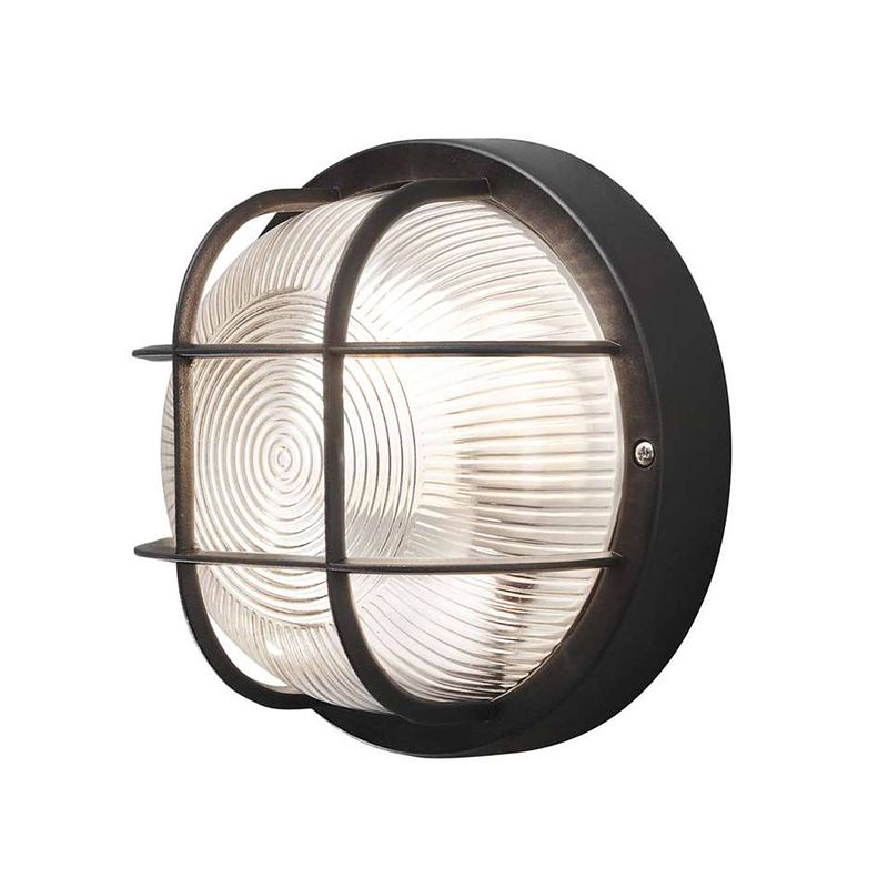 Foto van Konstsmide wandlamp mantova - zwart - 18,5 cm