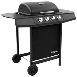 Foto van Vidaxl gasbarbecue-grill met 4 branders zwart