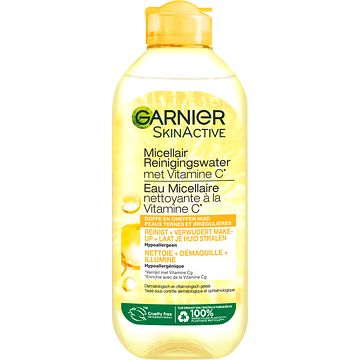 Foto van Garnier skinactive micellair water vitamine c* 400ml bij jumbo