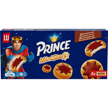 Foto van Lu prince ministars koekjes met melkchocolade 187g bij jumbo