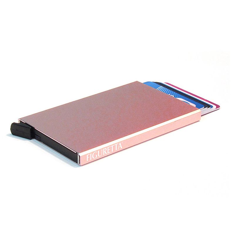 Foto van Figuretta aluminium hardcase rfid cardprotector roze