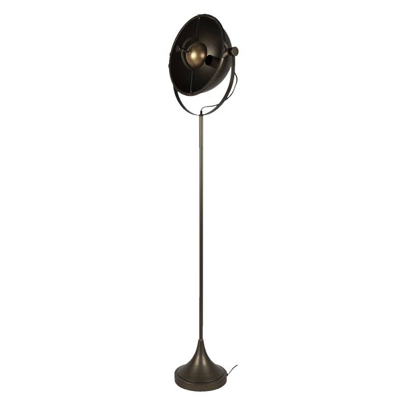 Foto van Clayre & eef vloerlamp 29*37*150 cm koperkleurig ijzer staande lamp staanlamp koperkleurig staande lamp staanlamp