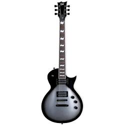 Foto van Esp ltd ec-256 silver sunburst teardrop elektrische gitaar