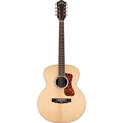 Foto van Guild bt-258e deluxe 8-string baritone natural 8-snarige elektrisch-akoestische bariton westerngitaar