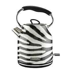 Foto van Bourgini waterkoker zebra - 1,7 liter