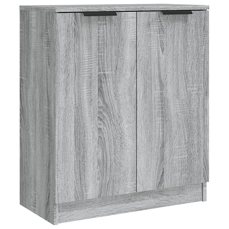 Foto van Vidaxl dressoir 60x30x70 cm bewerkt hout grijs sonoma eikenkleurig