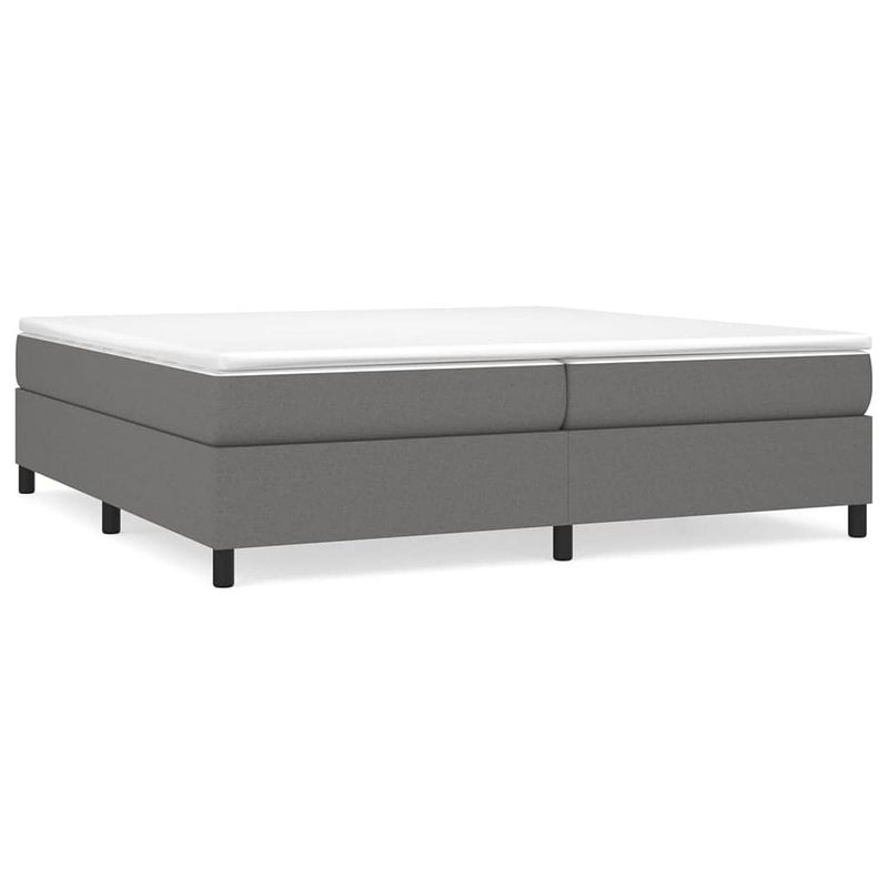 Foto van The living store boxspringbed bedframe 203x200x35 cm (lxbxh) - bedmatras 100x200x20 cm (bxlxh) - bedtopmatras