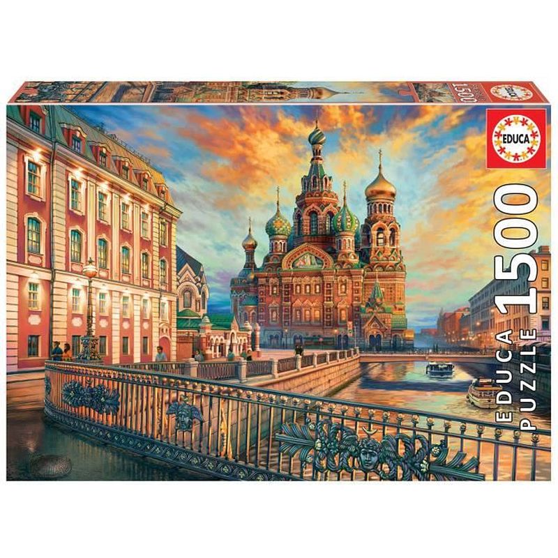 Foto van Educa - puzzel - 1500 saint petersburg