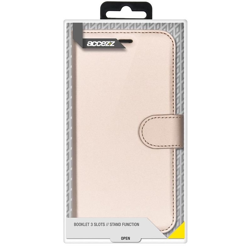 Foto van Accezz wallet case voor samsung galaxy a13 (5g) telefoonhoesje goud