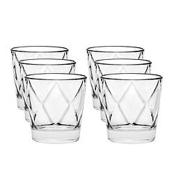 Foto van 6x luxe drinkglazen/waterglazen concerto 290 ml - drinkglazen