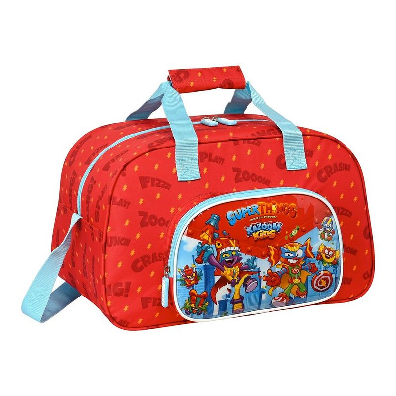 Foto van Sporttas superthings kazoom kids rood licht blauw (40 x 24 x 23 cm)