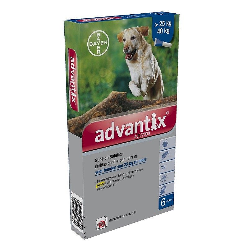 Foto van Advantix hond spot-on solution 400/2000