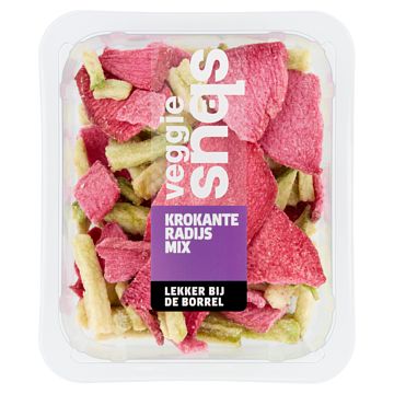 Foto van Snaqs veggie krokante radijs mix 55g bij jumbo