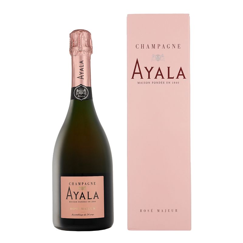 Foto van Ayala rose majeur wijn + giftbox