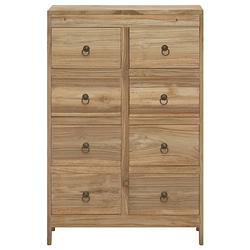 Foto van The living store ladekast 55x30x90 cm massief teakhout - commode