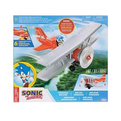 Foto van Sonic tornado biplane inclusief 6,5 cm figuur