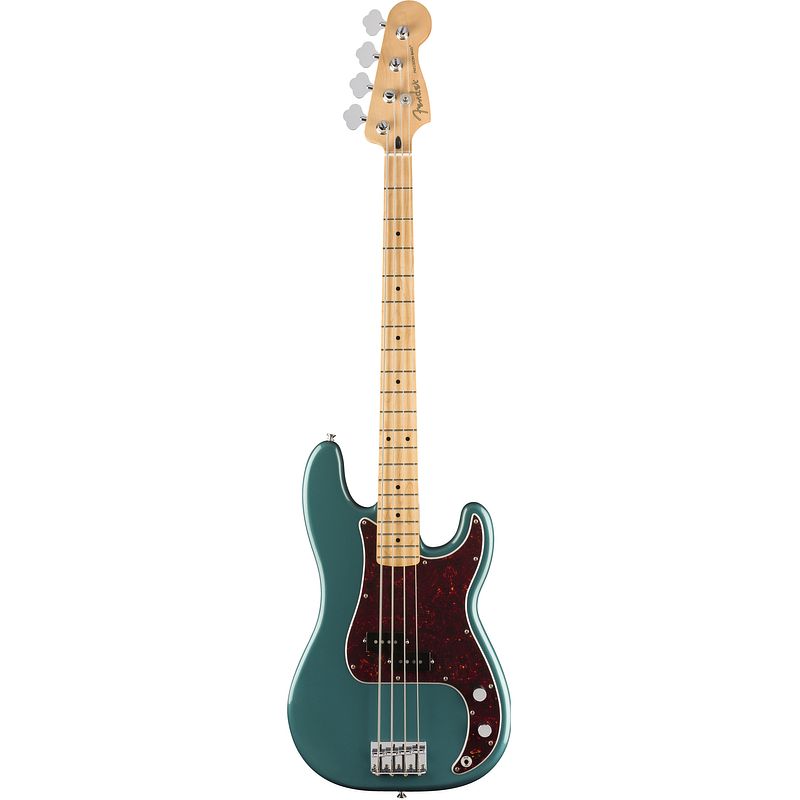 Foto van Fender fsr player precision bass mn ocean turquoise elektrische basgitaar