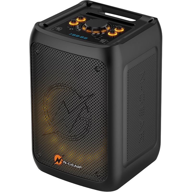 Foto van N-gear the flash banger 777 mobiele accu-speaker met microfoons