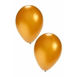 Foto van 75x gouden ballonnen - ballonnen