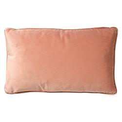 Foto van Dutch decor finn - sierkussen velvet muted clay 30x50 cm - roze - roze