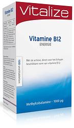 Foto van Vitalize vitamine b12 energie smelttabletten