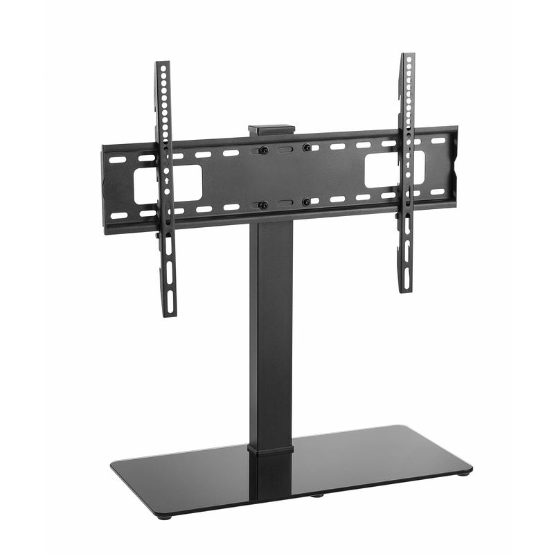 Foto van Tv standaard - tv statief - tv voet - tafelmodel - draaibaar - hoogte verstelbaar 67 cm tot 79 cm