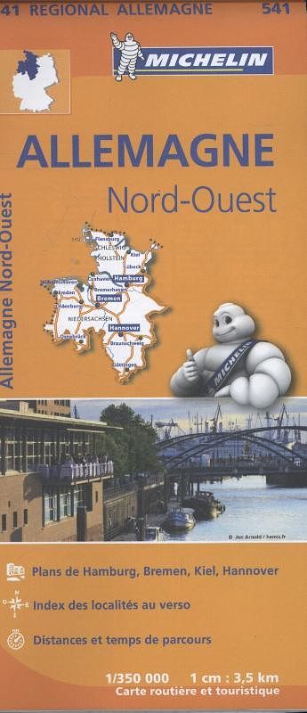 Foto van 541 allemagne nord-ouest - noordwest-duitsland - paperback (9782067183520)