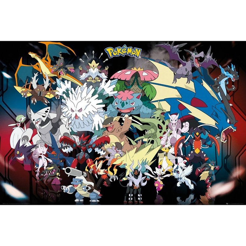 Foto van Gbeye pokemon mega poster 91,5x61cm