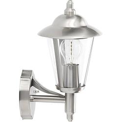 Foto van Brilliant neil 40381/82 buitenlamp (wand) led e27 60 w rvs