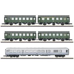 Foto van Märklin 87074 z 5-delige set personenrijtuigen omkeertrein van de db, mhi