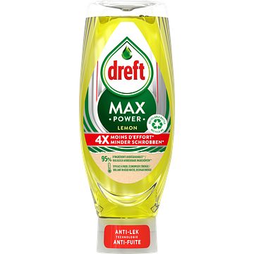 Foto van Dreft maxpower lemon vloeibaar afwasmiddel 640ml bij jumbo