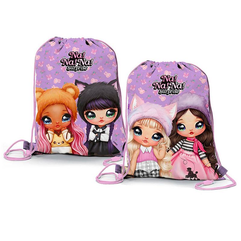 Foto van Na! na! na! surprise gymbag dolls glam - 38 x 30 cm - polyester