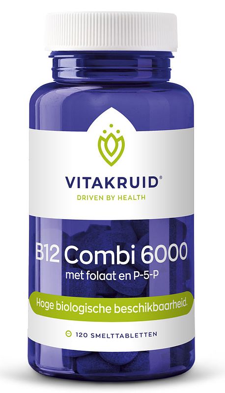 Foto van Vitakruid b12 combi 6000mcg smelttabletten