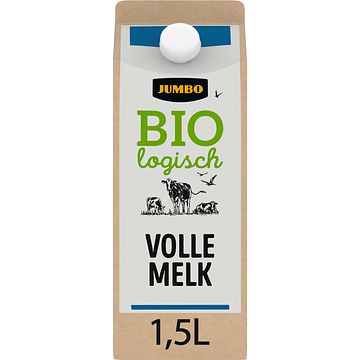 Foto van Jumbo biologisch verse volle melk 1, 5l