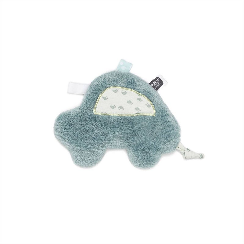 Foto van Snoozebaby knuffel auto cas car gray mist - 15cm