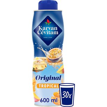 Foto van 2 voor € 5,99 | karvan cevitam tropical original siroop, 600ml aanbieding bij jumbo