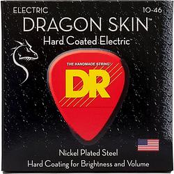 Foto van Dr strings dse-10 dragon skin medium 10-46 elektrische gitaarsnaren