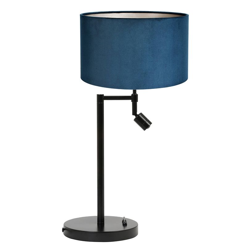 Foto van Light & living montana tafellamp blauw