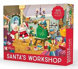 Foto van Paprocki 500-piece puzzle: santa's workshop puzzle - puzzel;puzzel (9781423658931)