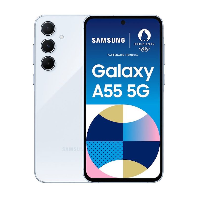 Foto van Samsung galaxy a55 5g 128gb smartphone blauw