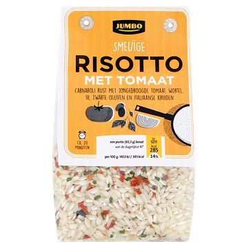 Foto van Jumbo smeuige risotto met tomaat 250g