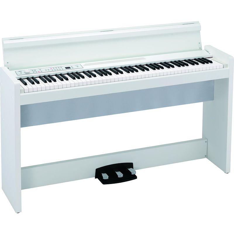 Foto van Korg lp-380 usb white digitale piano wit