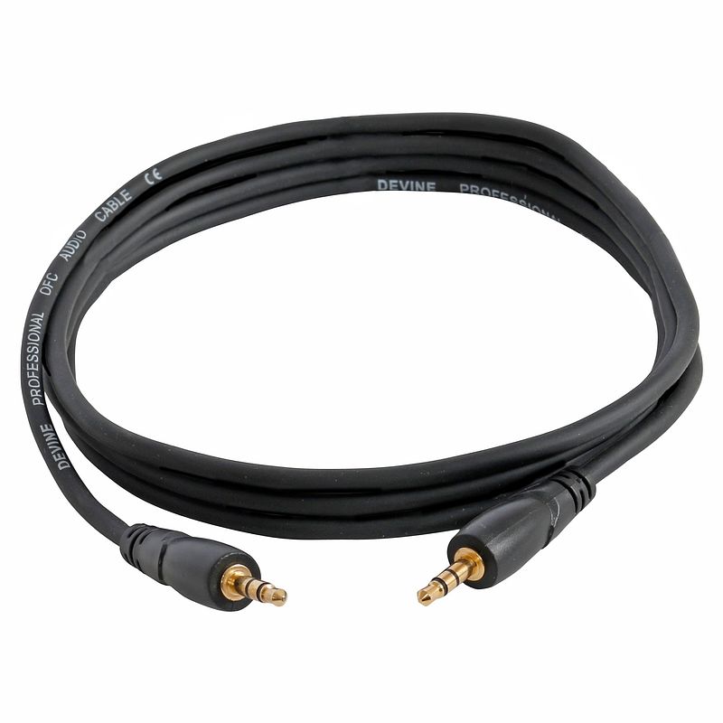 Foto van Devine jacsm/5 3.5 mm jack - 3.5 mm jack stereo mini jack kabel 5m