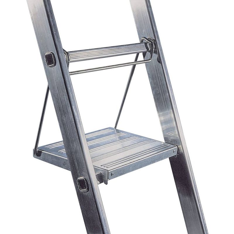 Foto van Escalo voetenbank voor ladder metaal zilverkleurig
