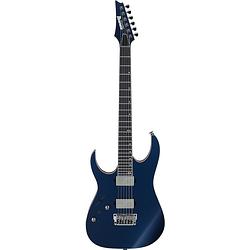 Foto van Ibanez rg5121l dark tide blue flat linkshandige elektrische gitaar met koffer