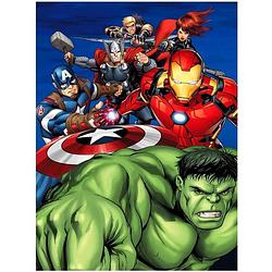 Foto van Marvel avengers fleece deken avengers assemble - 140 x 100 cm - polyester